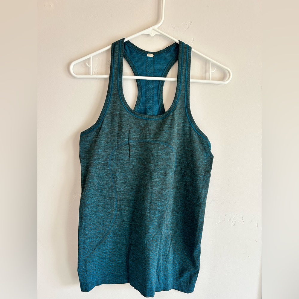 lululemon athletica Blue Tank Top